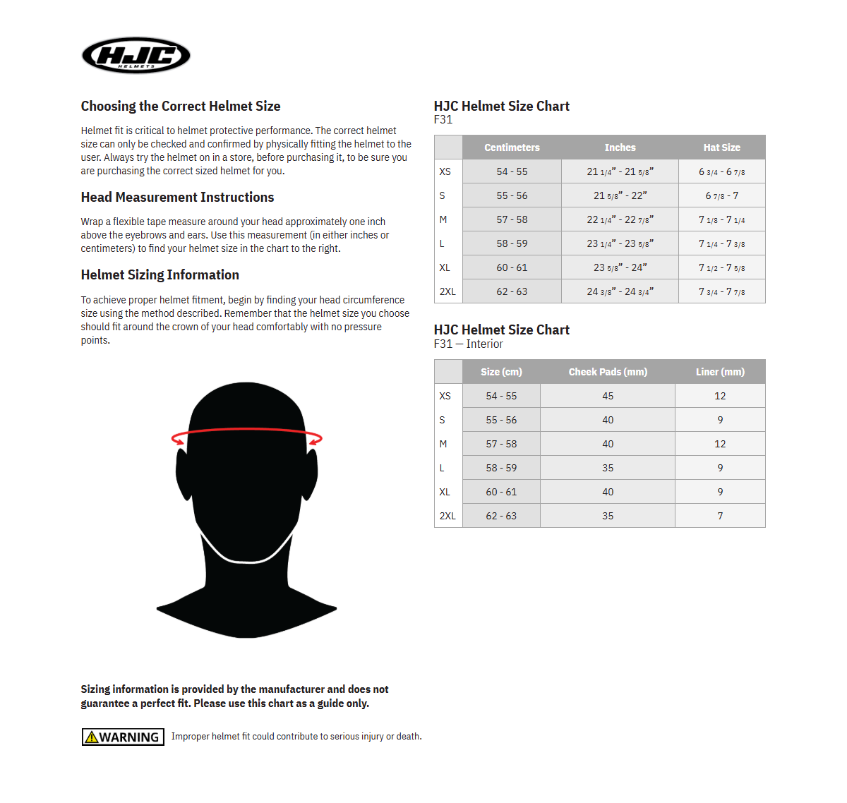 HJC HELMET F31 SOLID SF TITANIUM LG - Image 3