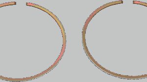 WSM Piston Rings - 76.00 mm - Kawasaki