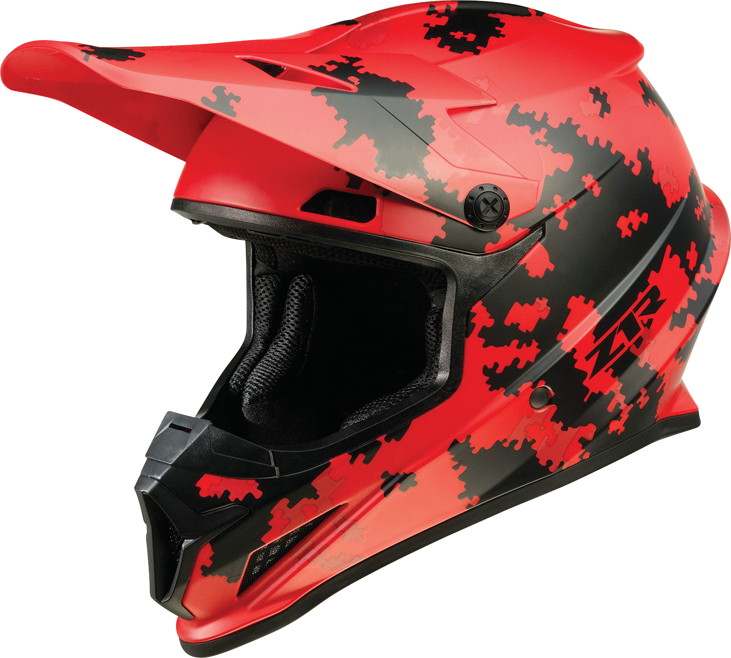 Z1R HLMT RISE CAMO2 RED XL