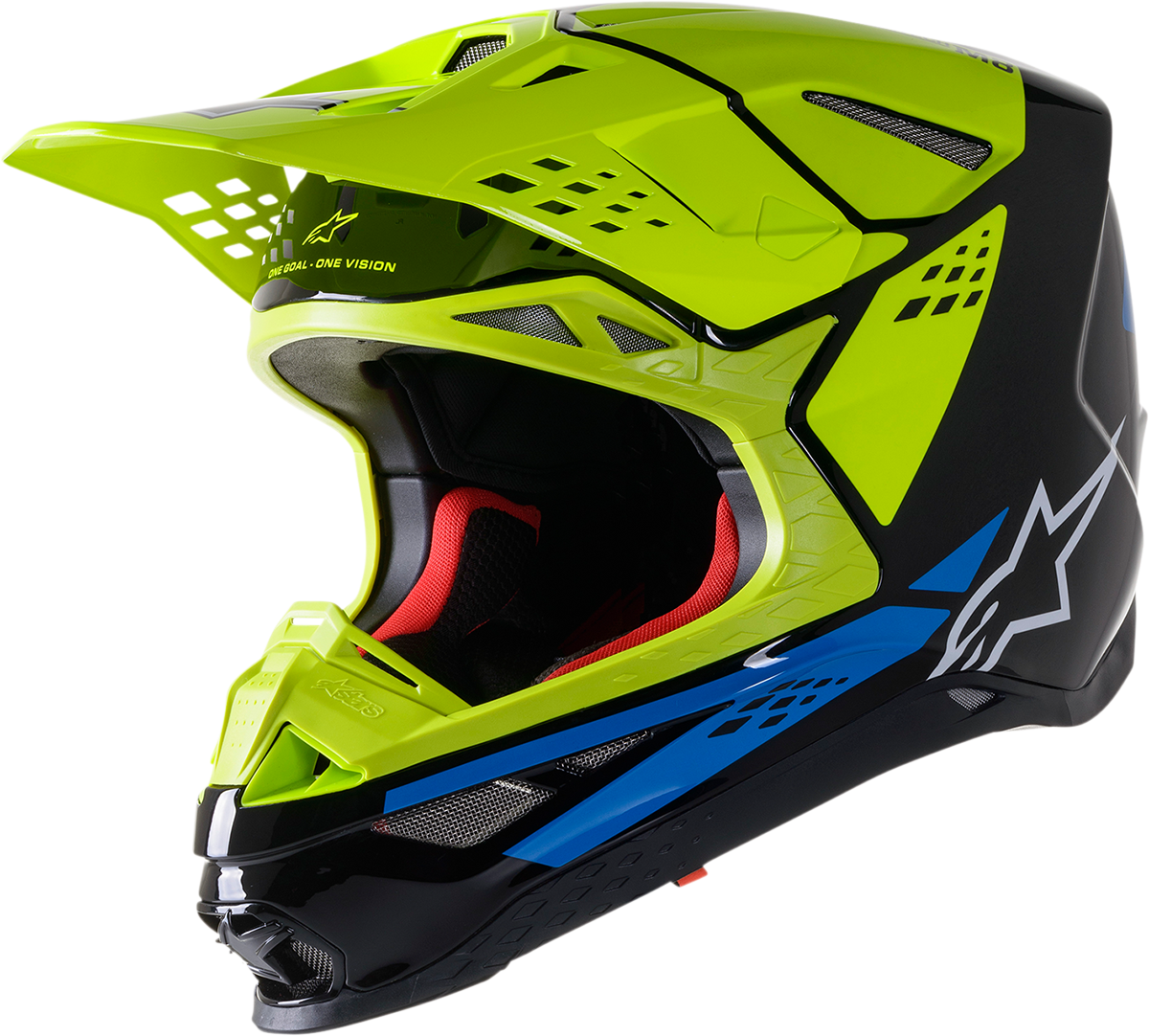 ALPINESTARS HELMET FACT BK/YL/BL XL