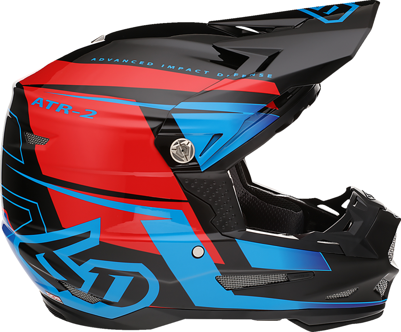6D HELMETS HELMET OFFROAD ATR2 MACH BL/RD/BK XL