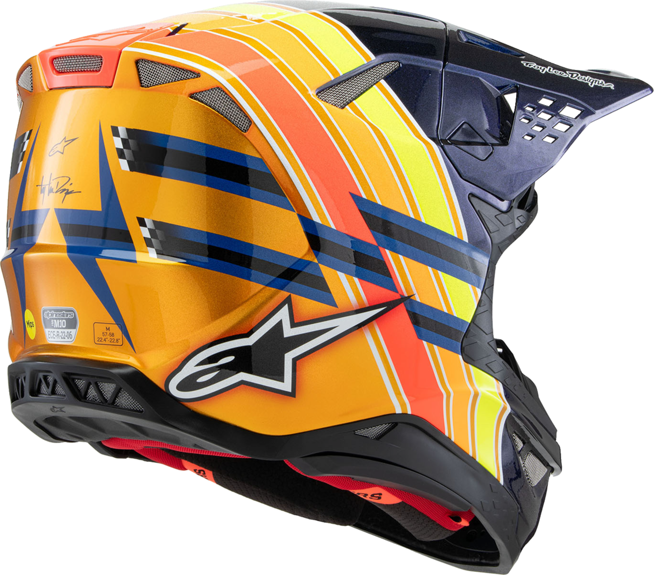 ALPINESTARS HELMET S-M10 TLD EDITION 25 ECE06/DOT M - Image 2