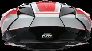 MOOSE OFFROAD HELMET MR3 F.A.F. BLACK/WHITE/RED MD