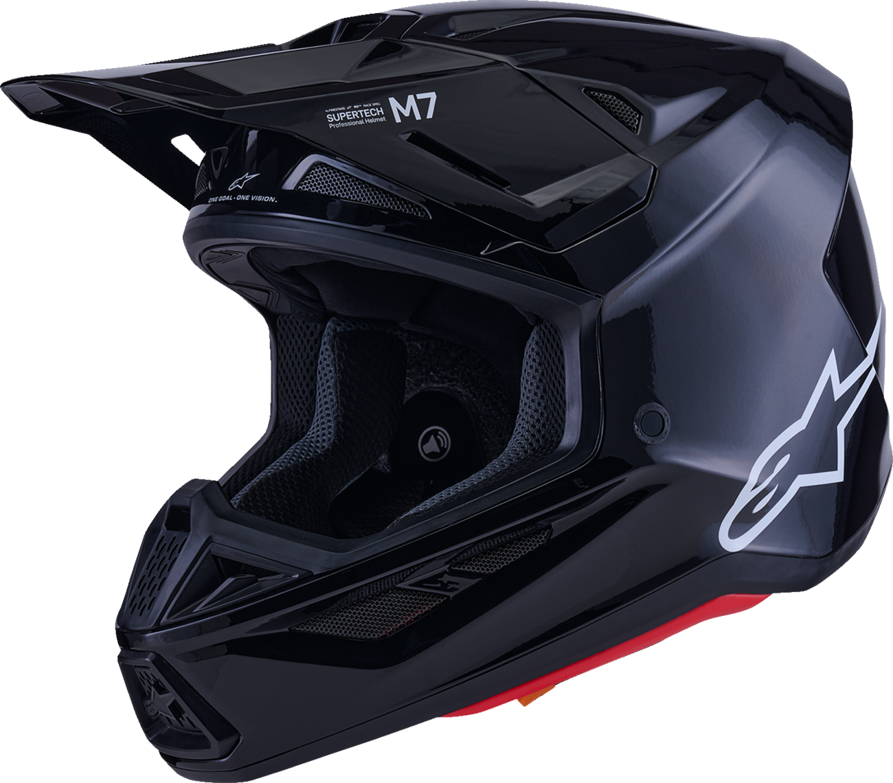 ALPINESTARS HELMET SM7 SOLID BK GLOSS ECE 22.06/DOT XXL - Image 2