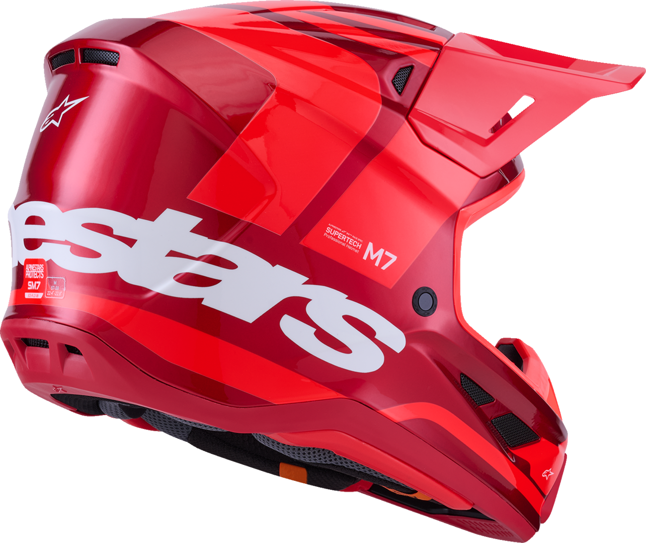 ALPINESTARS HELMET SM7 CORE RD GLOSS ECE 22.06/DOT XXL