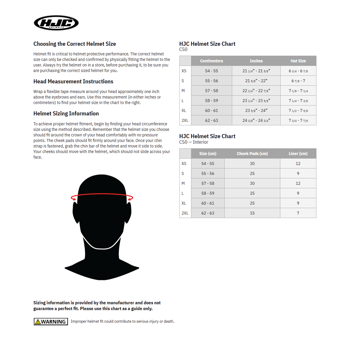 HJC HELMET C50 PRIMAL MC2 SM - Image 3