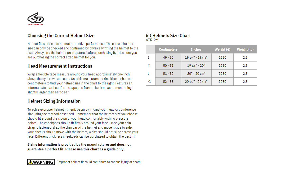 6D HELMETS HLMT ATR2-YTH DRIVE NY SM