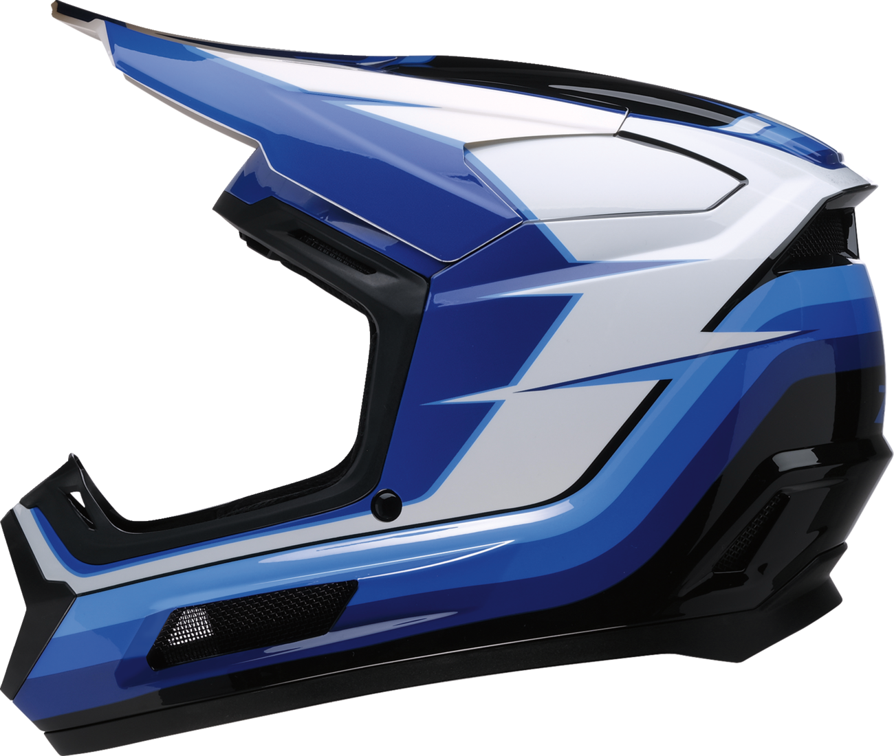 Z1R HELMET YTH DIRT MAXX VORTEX BLUE/WHITE MD - Image 2