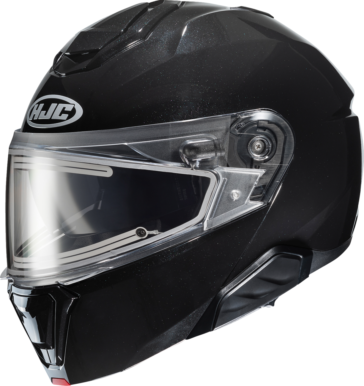 HJC HELMET i91SN ELEC SOLID SF BLACK XL - Image 2