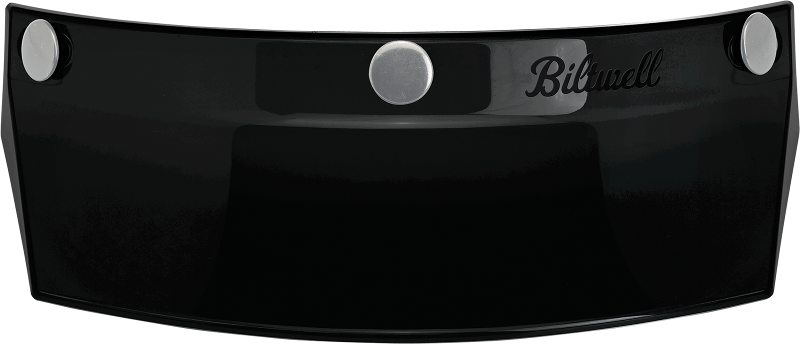 BILTWELL VISOR MOTO 3SNAP BLK - Image 3