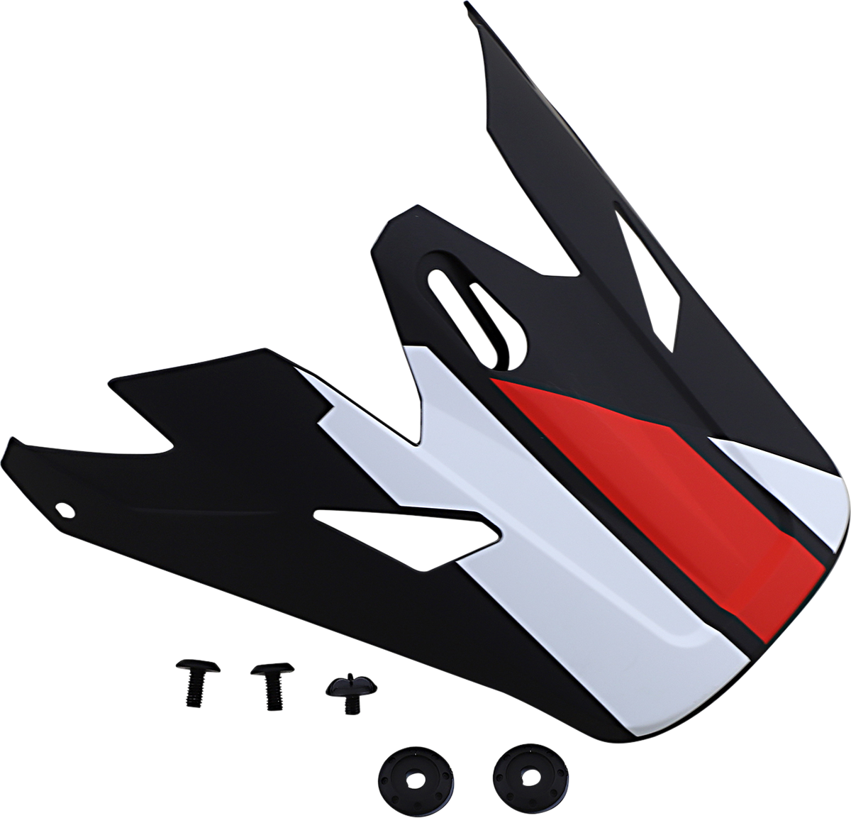 Z1R VISOR RISE EVAC RD/BK/WT