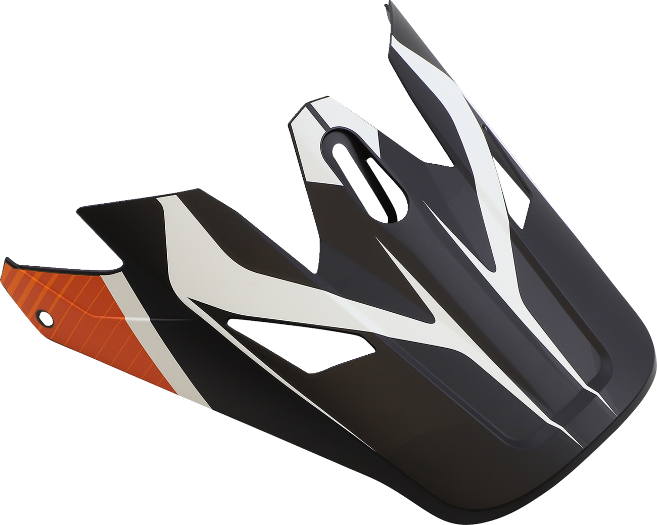 BILTWELL VISOR MOTO 3SNAP WHT - Image 5