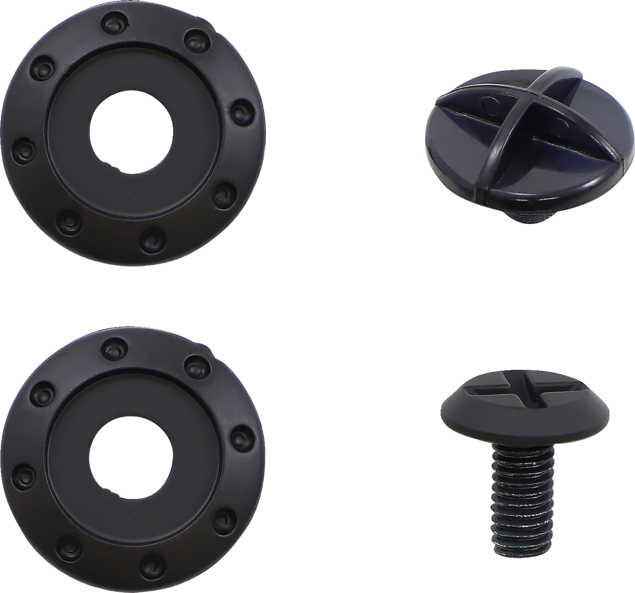 BILTWELL VISOR MOTO 3SNAP WHT - Image 6