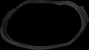 ICON GASKET AFRM BLK XS-SM