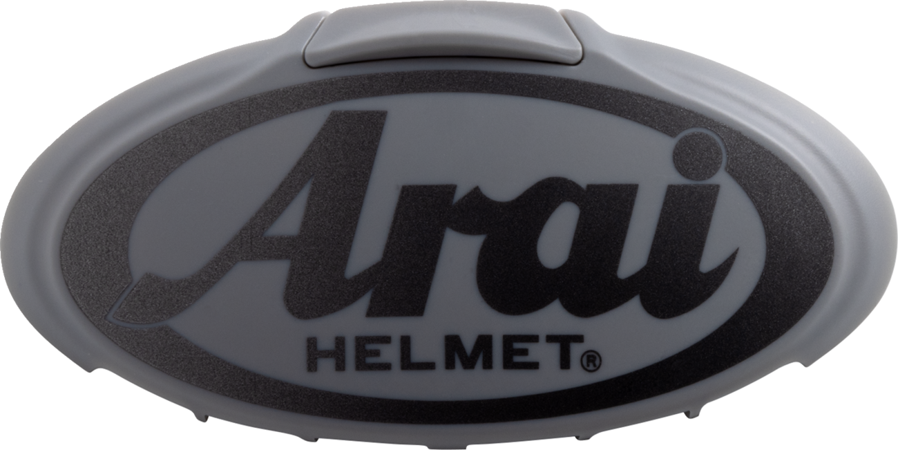 ARAI HELMETS DUCT LOGO ARAI SILVER/GRAY METAL