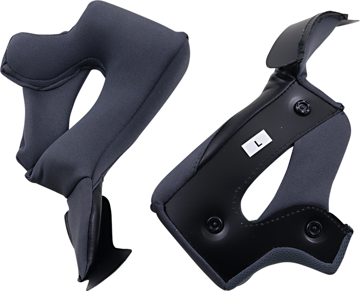 AGV CHEEK PADS AX9 BLK 2XL - Image 2