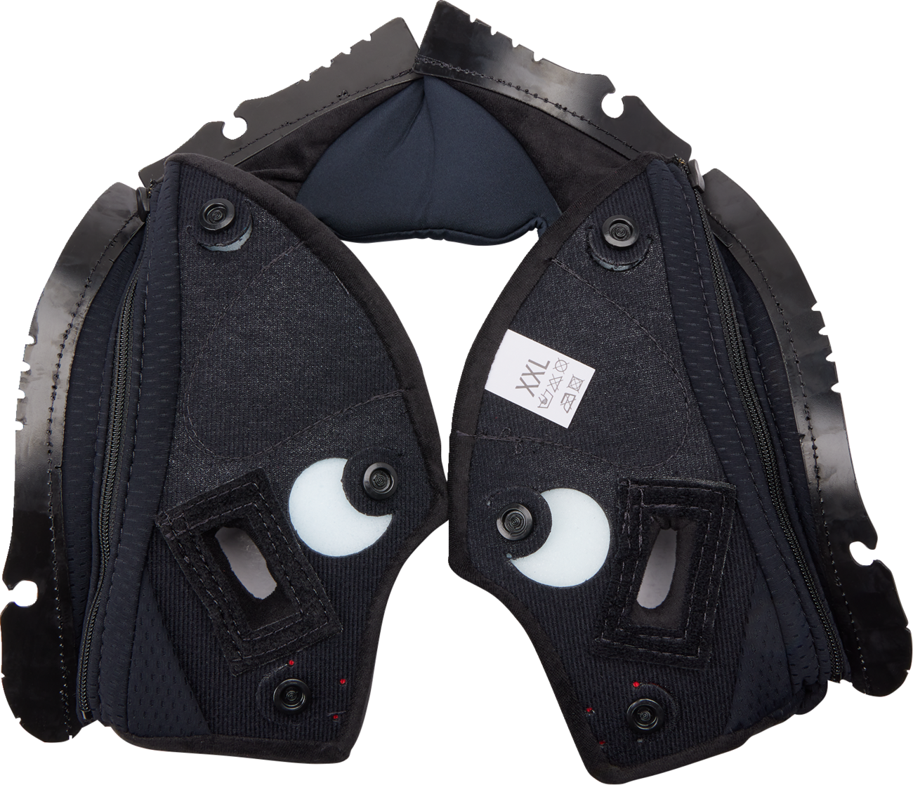 AGV CHEEKPAD PISTARR BK/RD 2X