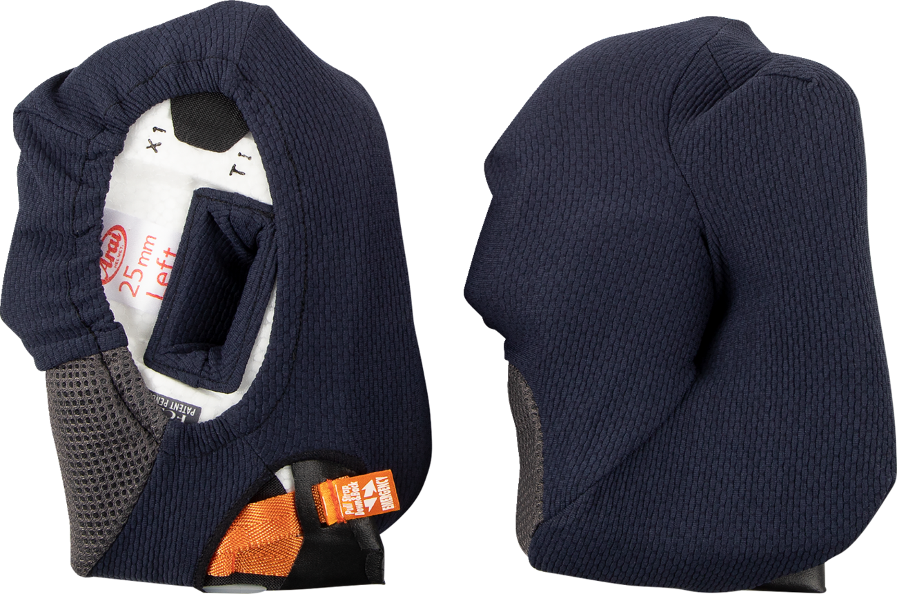 ARAI HELMETS CHEEKPAD CORSAIR-X 25MM