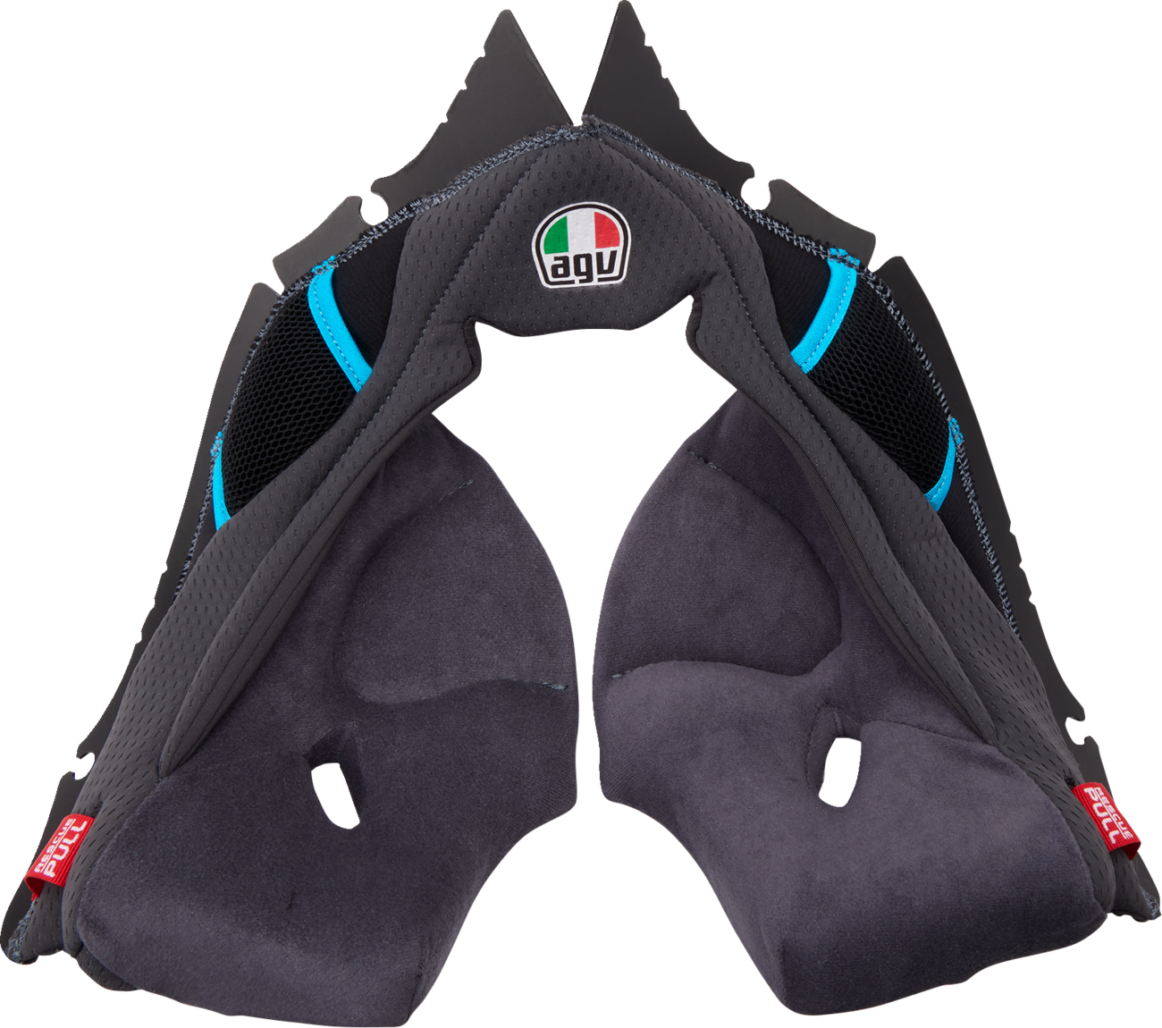 AGV CHEEKPAD PSTARR GY/CY XL
