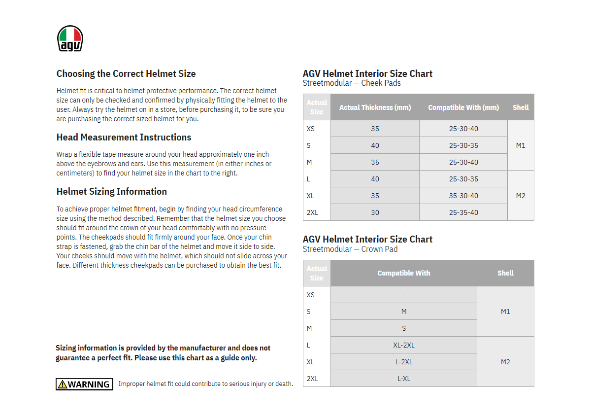 AGV CHEEKPAD K6S BK/GY XS - Image 2