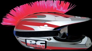 PC RACING HELMET MOHAWK PINK
