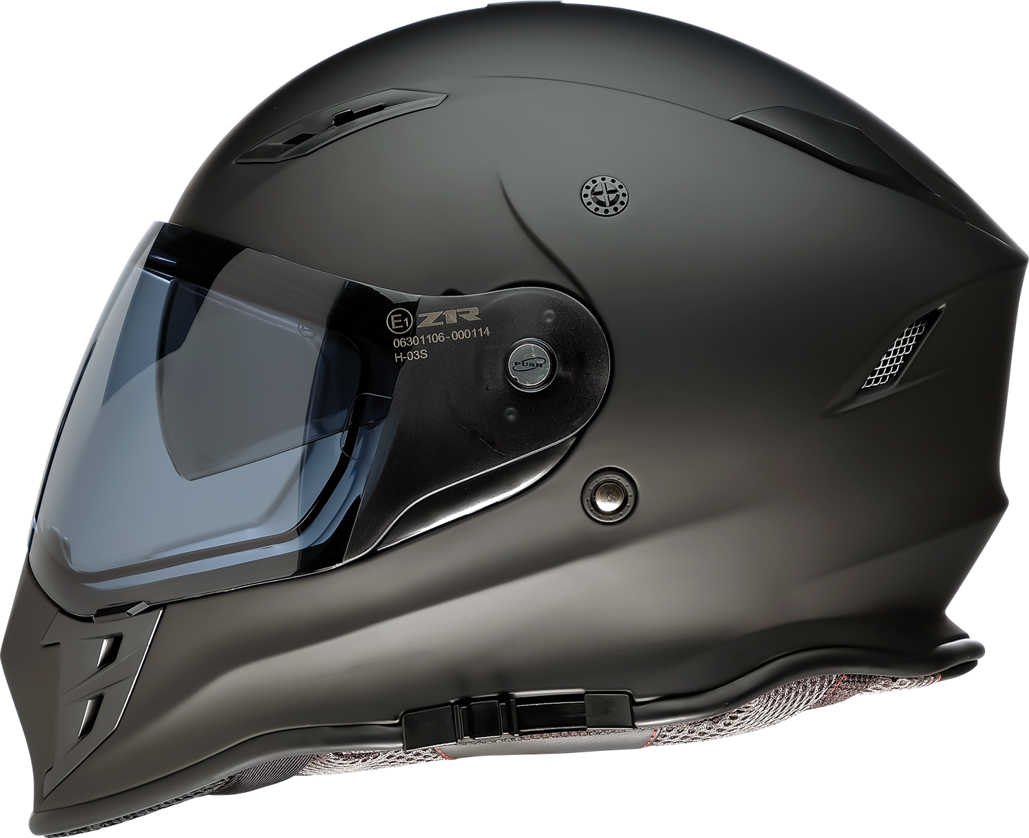 Z1R Nemesis Helmet - Smoke - Flat Black - XS
