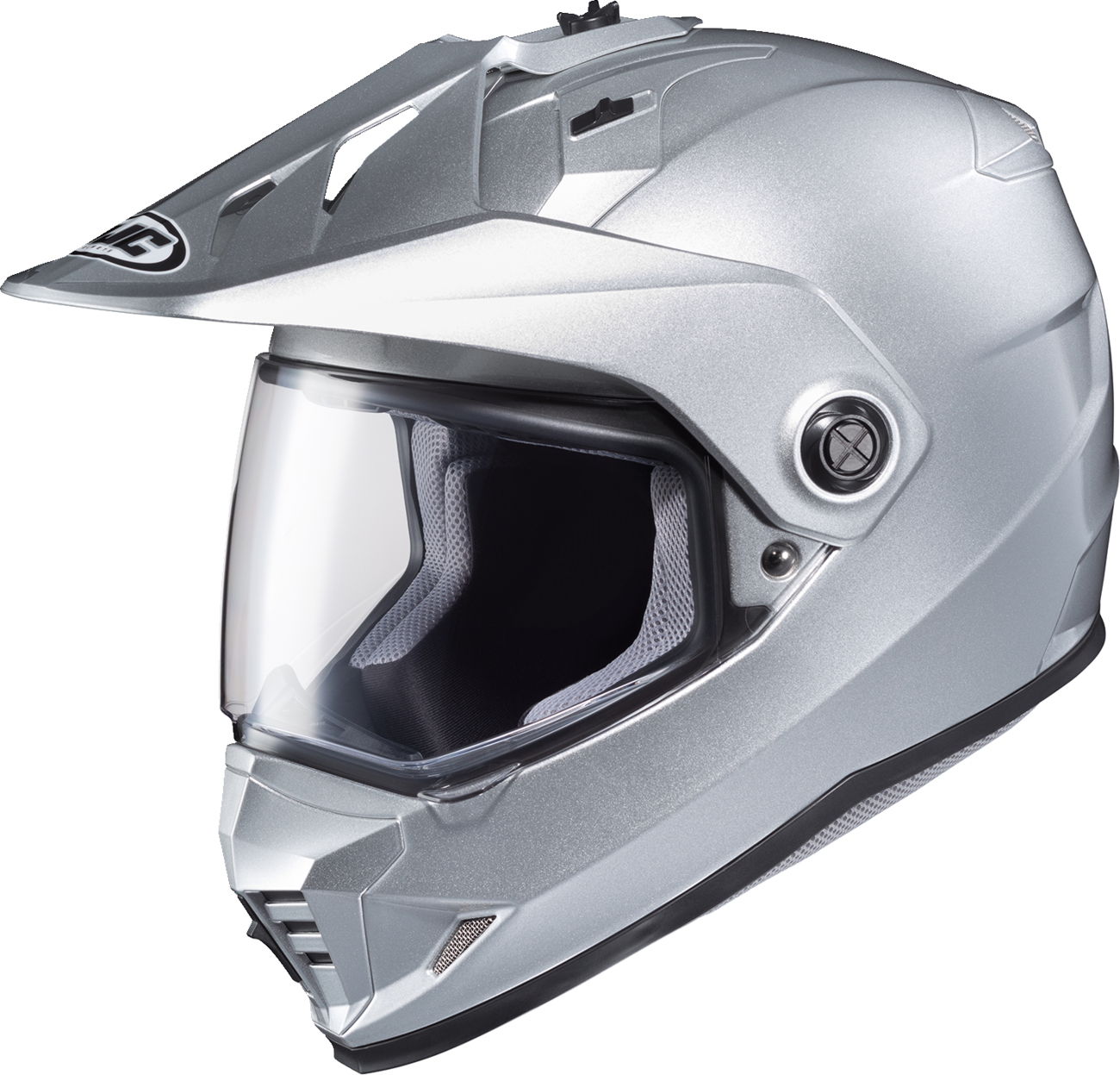 HJC HELMET DS-X1 SILVER SM