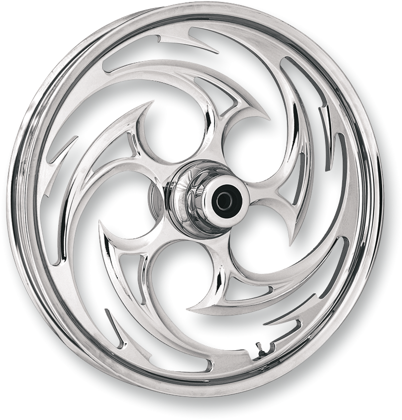 RC COMPONENTS Wheel - Savage - Front - Single Disc/without ABS - Chrome - 21x2.15