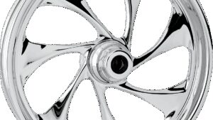 RC COMPONENTS Wheel - Drifter - Front - Single Disc/without ABS - Chrome - 21x2.15 - '00-'06 FXST/D