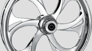 RC COMPONENTS Wheel - Recoil - Front - Dual Disc/without ABS - Chrome - 16x3.5 - '00-'07 FLT