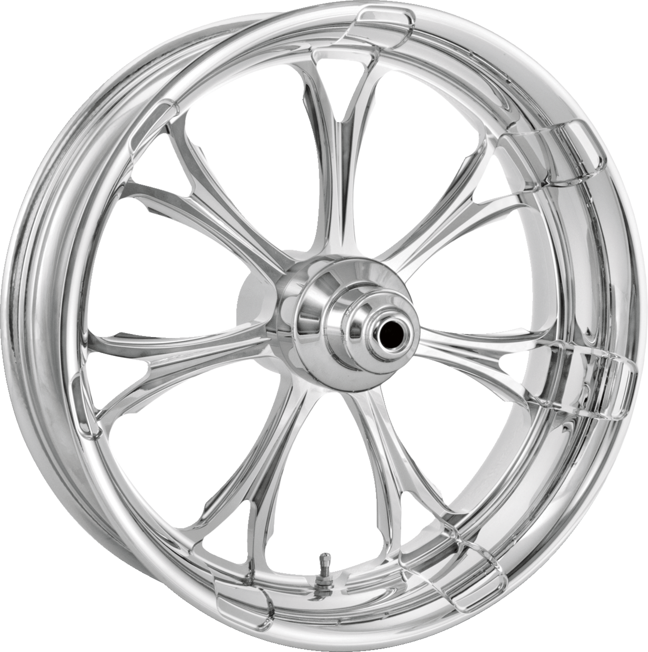 PERFORMANCE MACHINE (PM) Wheel - Paramount - Front - Dual Disc/without ABS - Chrome - 21x3.5 - '08+ FL