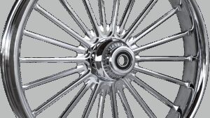 RC COMPONENTS Wheel - Illusion - Front - Dual Disc/without ABS - Chrome - 21x3.5