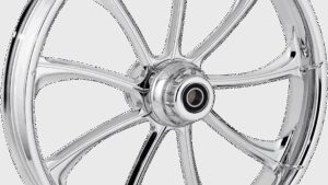 RC COMPONENTS Wheel - Revolt - Front - Dual Disc/with ABS - Chrome - 23"x3.75"