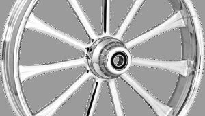 RC COMPONENTS Wheel - Exile - Front - Dual Disc/without ABS - Chrome - 21x3.5