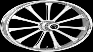 RC COMPONENTS Wheel - Exile - Front - Dual Disc/with ABS - Chrome - 23x3.75