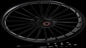 RC COMPONENTS Wheel - Illusion - Front - Dual Disc/without ABS - Black - 21x3.5