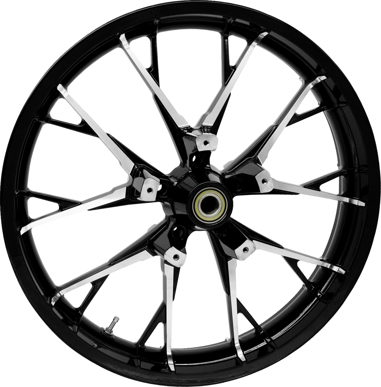 COASTAL MOTO Wheel - Marlin - Front - Dual Disc/without ABS - Black Cut - 21x3.5