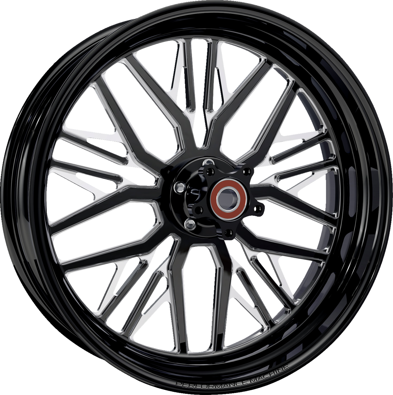 PERFORMANCE MACHINE (PM) Wheel Front Phatour 18x5.5 DD ABS CC Platinum FLH/T 2008-23