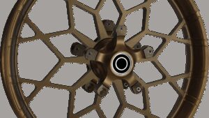 RC COMPONENTS Wheel for Stock Rotor - Phenom - Front - Bronze - 21x3.5