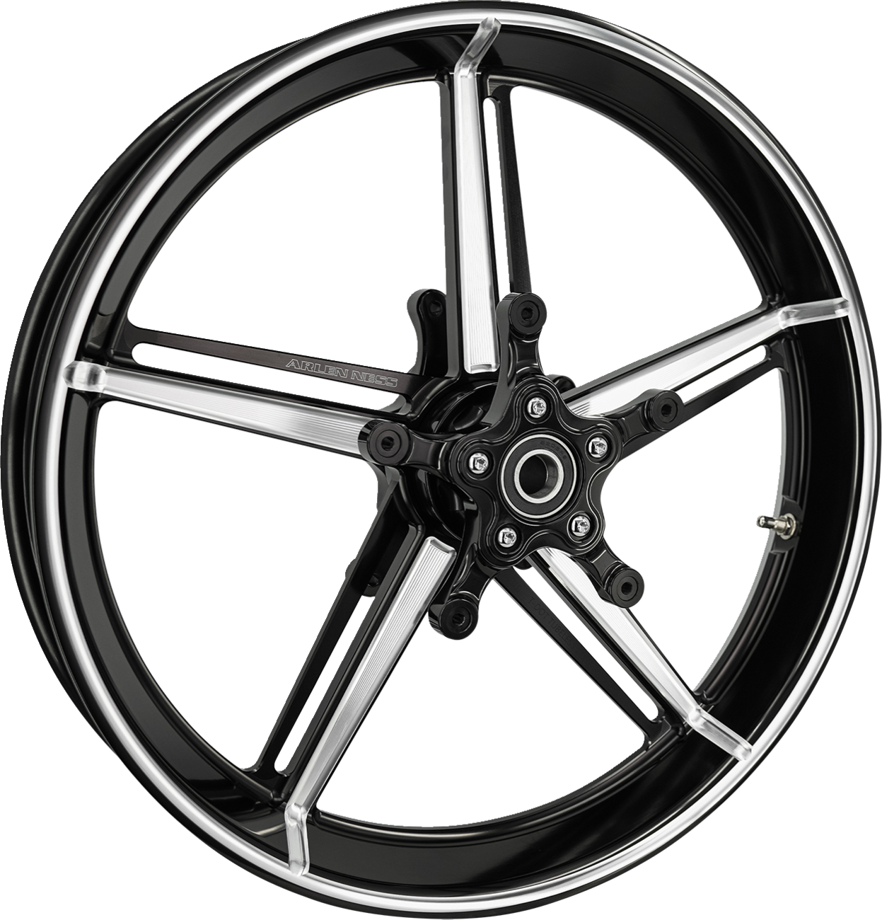 ARLEN NESS WHEEL FACTORY 24 WITH HUB & ADAPTERS 19" X 3.25" BLK CC