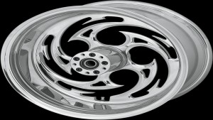 RC COMPONENTS Wheel - Savage - Rear - Single Disc/without ABS - Chrome - 16x3.5