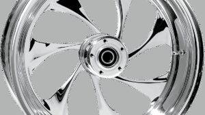 RC COMPONENTS Wheel - Drifter - Rear - Single Disc/with ABS - Chrome - 18x5.5 - '09-'23 FL