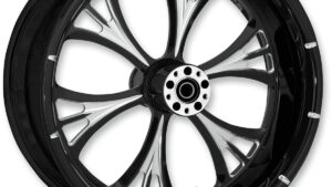 RC COMPONENTS Wheel - Majestic Eclipse - Rear - Single Disc/without ABS - Black Eclipse - 18x3.5 - '02-'07 FLH