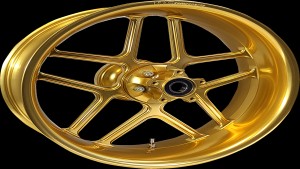 RC COMPONENTS Wheel - Laguna - Rear - Single Disc/without ABS - Gold - 18x5.5