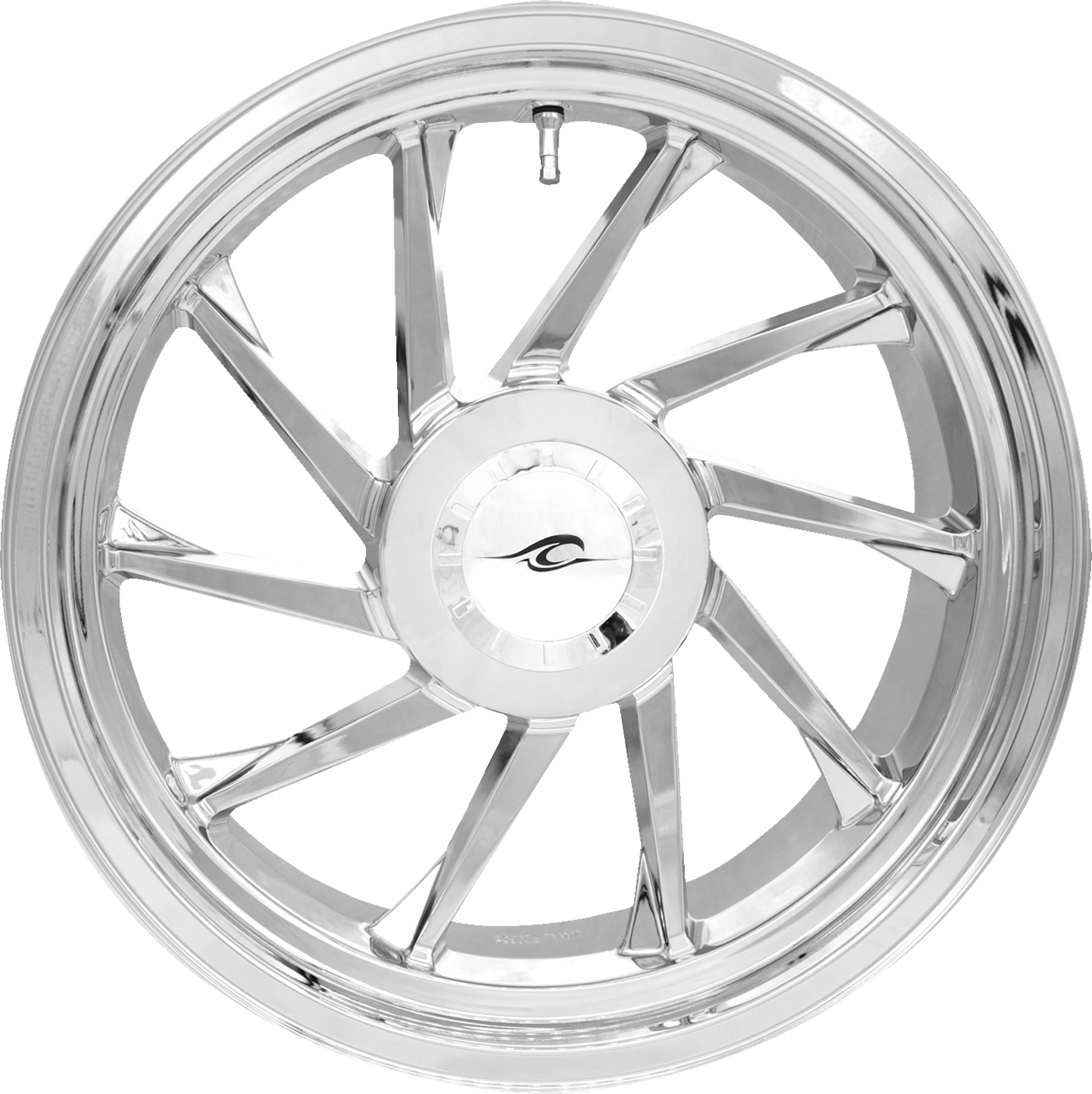 COASTAL MOTO WHEEL REAR LEFT HURRICANE 3D TRIKE 18" BLACK/CHROME - Image 2