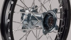 MOOSE OFFROAD Wheel Assembly - SX-1 - Complete - Rear - Black Wheel/Gray Hub - 19x2.15 - Gas Gas/KTM/Husqvarna