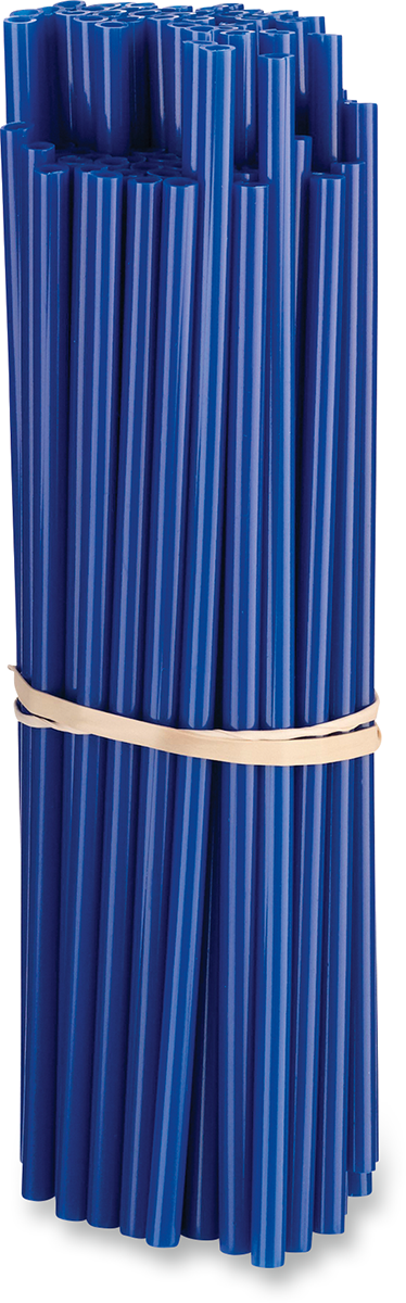 MOOSE OFFROAD Spoke Skins - Blue - 21" - 80 Pack