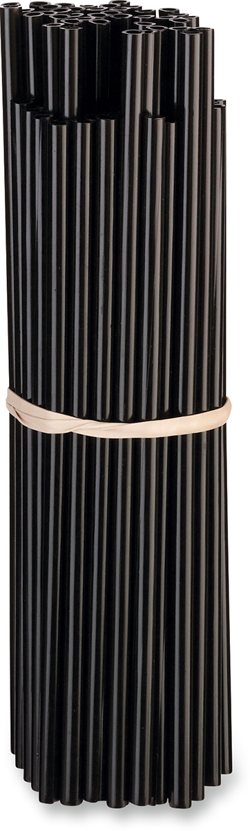 MOOSE OFFROAD Spoke Skins - Black - 21" - 80 Pack