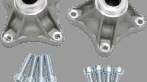 DURA BLUE Wheel Hubs - Rear - Extended - 24 Spline - 4/115 - Yamaha