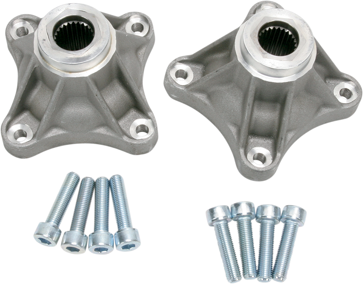 DURA BLUE Wheel Hubs - Rear - Extended - 24 Spline - 4/115 - Yamaha